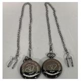 (2) New 'Love' Pocket Watches