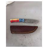 Knife w/4” blade and sheath
