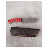 Knife with 4” blade and sheath