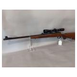 Rifle, Remington 700 350 Rim Mag with Leupold Scope.
