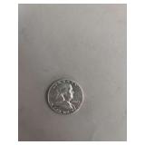 1962 Ben Franklin Half Dollar