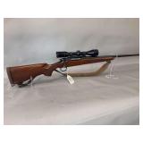 Rifle, Remington 700. 375 H&H Mag with scope.