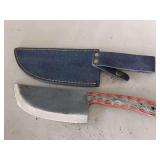 Knife w/6.5” blade and sheath