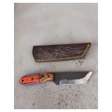 Knife with 4” blade and sheath