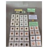 Coins& currency collection