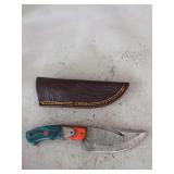 Knife w/ 4” blade and sheath