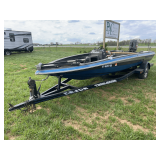 Boat along with everything on it. No title. As is. Motor is a Mariner Magnum 150