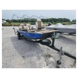 1978 Bass Boat 16'1' x 5'6' Aluminum W/Title