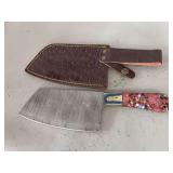 Knife w/ 7” blade and sheath