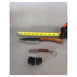Set of 2 knives and 1 sheath