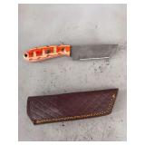 Knife with 4” blade and sheath
