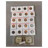 Coins & currency collection