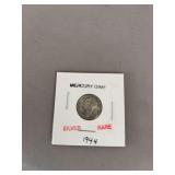 1944 Mercury Dime