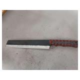 Knife w/ 9” serrated blade