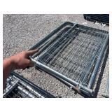 6' Wire Silver Gate (top rail slightly bent)
