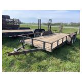 16' Bumper Pull Trailer (NO TITLE)