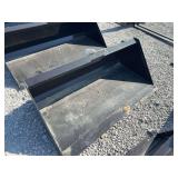 new 60' skid steer buckets