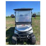 4 seat White Golf Cart