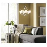 $220 Kichler Layla 6-Light Brushed Nickel Transiti