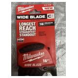 $38 Milwaukee Tape MEAS Wide Blade MAG 16FT 48-22-