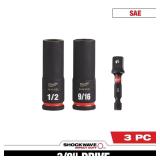 $13 SHOCKWAVE Impact Duty 3/8 in. Drive Deep Well