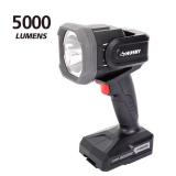 $30 Husky 5000 Lumen Hybrid Power Swivel Rechargea