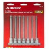 $44 Husky Long Ball End Bit Socket Set Metric (7-P