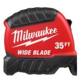 $37 35ft Wide Blade Tape Measure