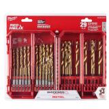 $130 Milwaukee Shockwave Titanium Red Helix Drill