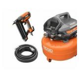 $260 RIDGID 6 Gallon Pancake Compressor and