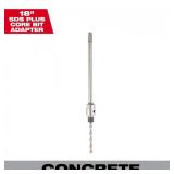 $45 18 in. SDS-PLUS Steel Core Bit Adapter