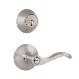 $32 Defiant Naples Satin Nickel Combo Pack with Si