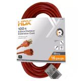 $27 HDX 100 ft. 16/3 Light Duty Indoor/Outdoor Ext