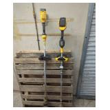 $360 DeWalt weed eater combo with batteries.