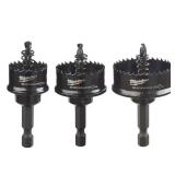 $37 SHOCKWAVE Thin Wall Hole Saw Kit (3-Piece)