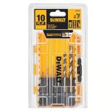 $10 DeWalt Drill Bit Set Straight Shank 10 pc