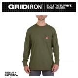 $28 Men's X-Large Green GRIDIRON Cotton/Polyester