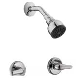 $89 Aragon 2-Handle 1-Spray Shower Faucet in Chrom