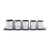 $27 Husky 1/2 in. Drive Metric Large Socket Set (5