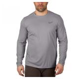$35 Milwaukee Gen II Men's Work Skin Large Gray Li