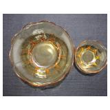 Anchor Hocking Amber Swedish Modern Bowl Set