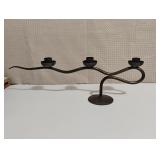 Modernist Brutalistï¿½ï¿½Wrought Iron Candelabra