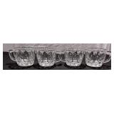 Set of 4 Anchor Hocking Wexford Glass Cups