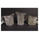 Vintage Anchor Hocking & Federal Glass Creamers