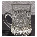 Indiana Glass Diamond Point Mug