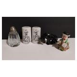 Vintage Salt Shaker and Porcelain Figurine Lot