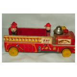 vintage fire engine toy