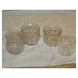 vintage clear glass