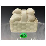 4 Peeps in a Basket