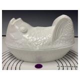 Fish covered dish